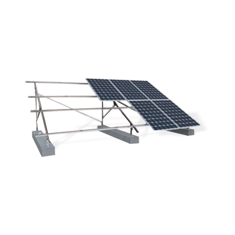 Système de montage photovoltaïque en acier de type C à double involution