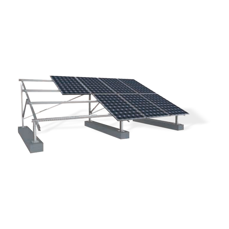 Système de montage photovoltaïque en acier de type C pour centrale photovoltaïque au sol